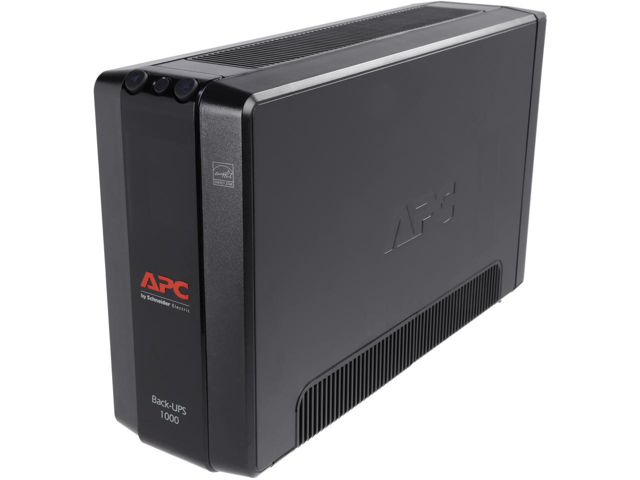 APC BX1000M Back-UPS Pro 1000 VA 600 Watts 8 Outlets Uninterruptible Power Supply (UPS)