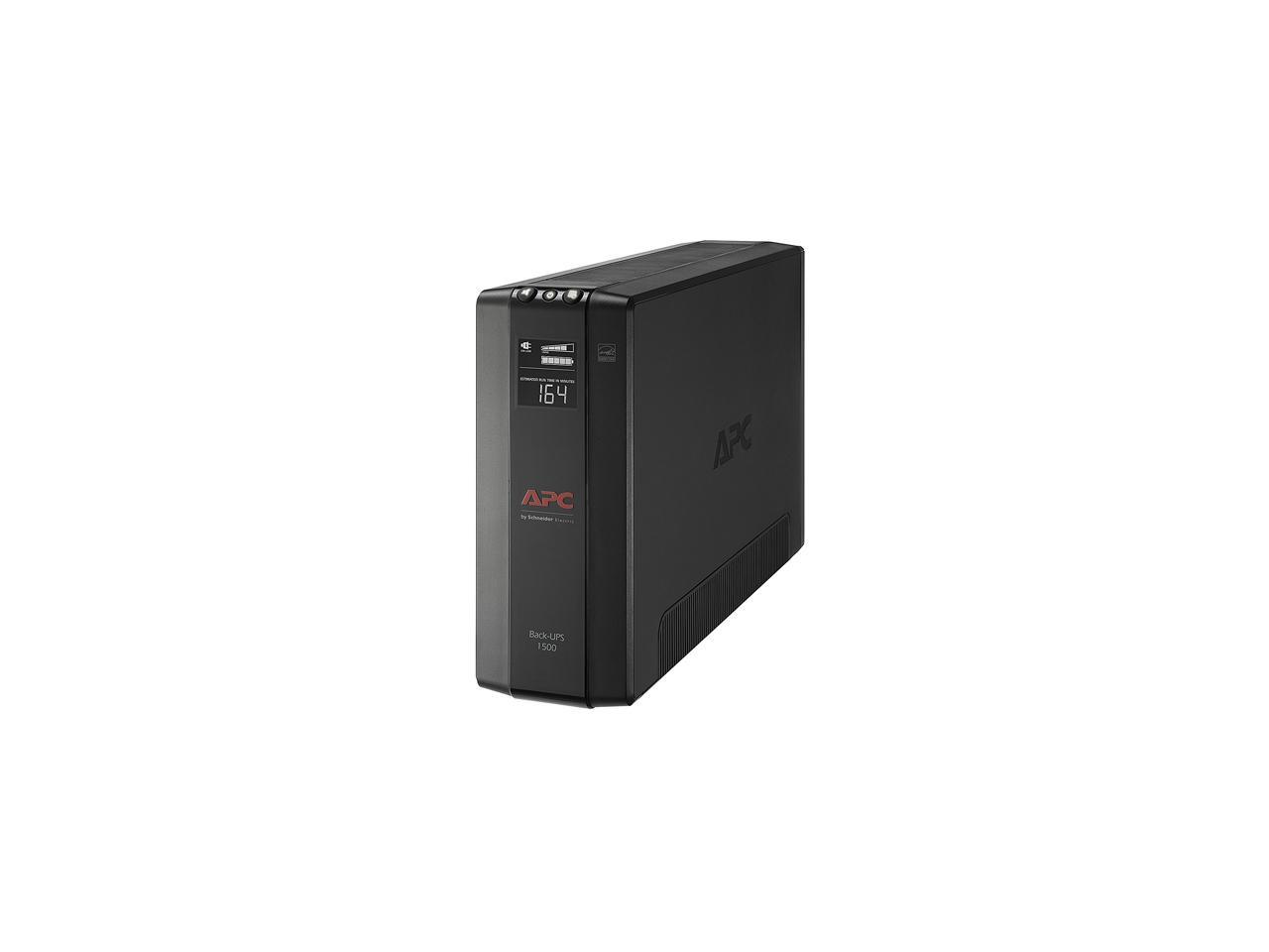 APC BX1500M Back-UPS Pro 1500 VA 900 Watts 10 Outlets Uninterruptible Power Supply (UPS)