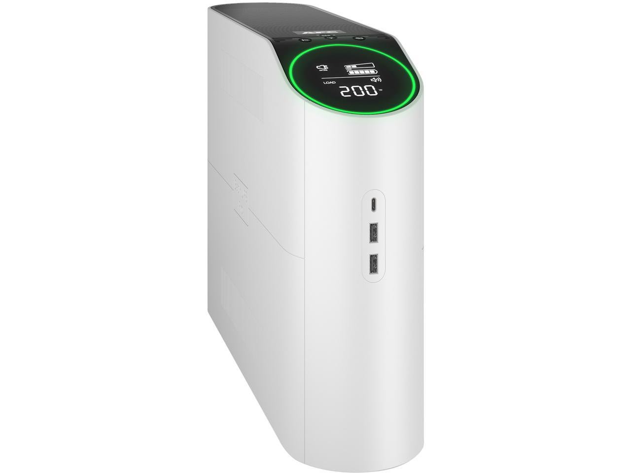 APC UPS for Gaming, 1500 VA Sinewave UPS Battery Backup with AVR and (3) USB Charging Ports, BGM1500, Back-UPS Pro Uninterruptible Power Supply