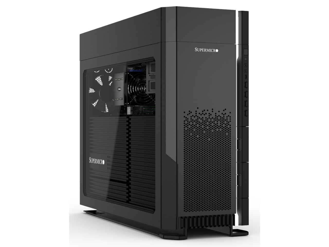 SUPERMICRO GPU/CAD 3D Design Workstation, AMD Threadripper PRO 5975WX 32-Core/64-Thread – 960GB NVMe – 128GB (4x32GB)DDR4 Memory (RDIMM) – 2000 Watt Platinum Power –NVIDIA RTX A6000 – Windows