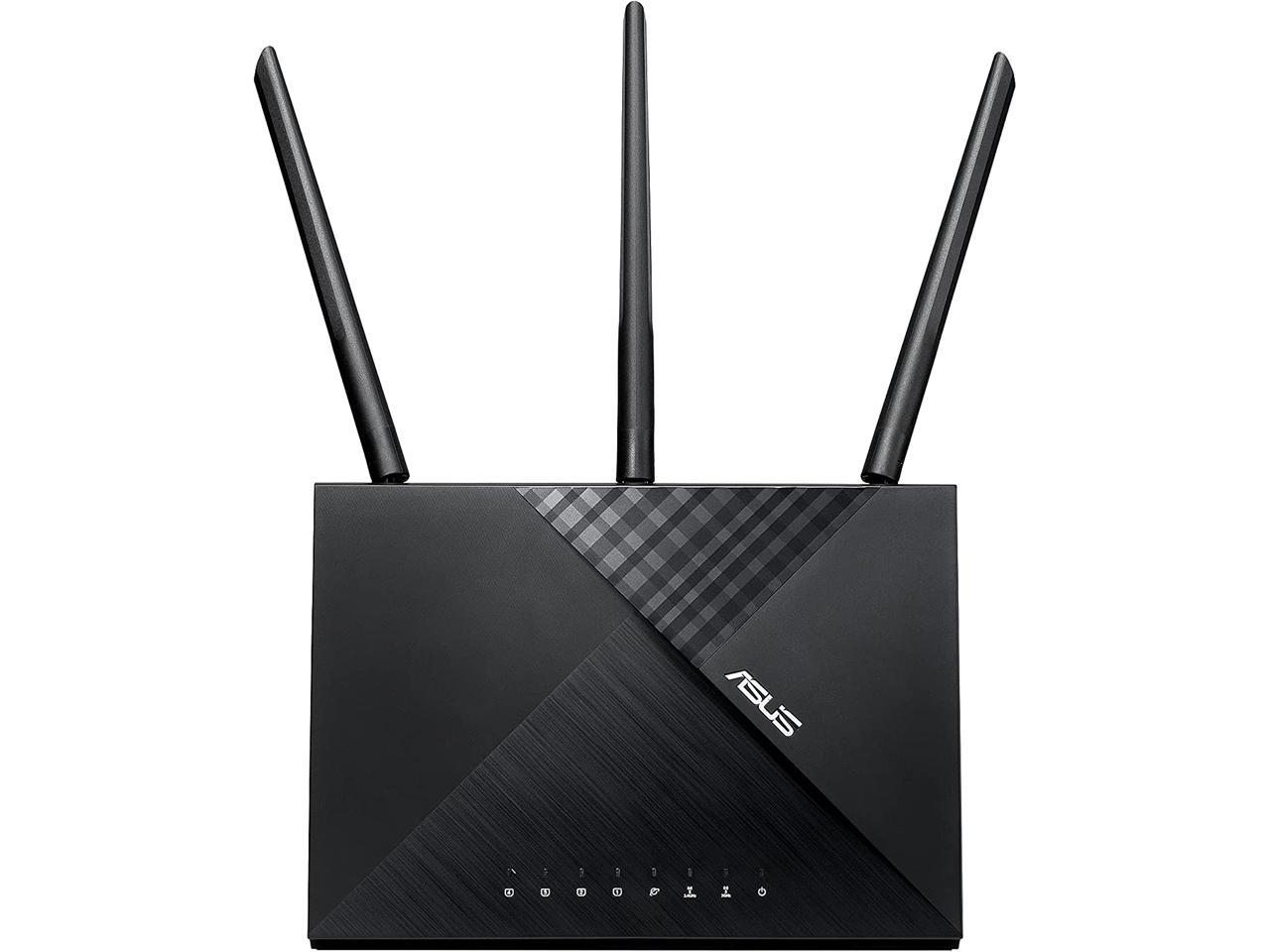 ASUS AC1900 WiFi Router (RT-AC67P) – Dual Band Wireless Internet Router, Easy Setup, VPN, Parental Control, AiRadar Beamforming Technology extends Speed, Stability & Coverage, MU-MIMO