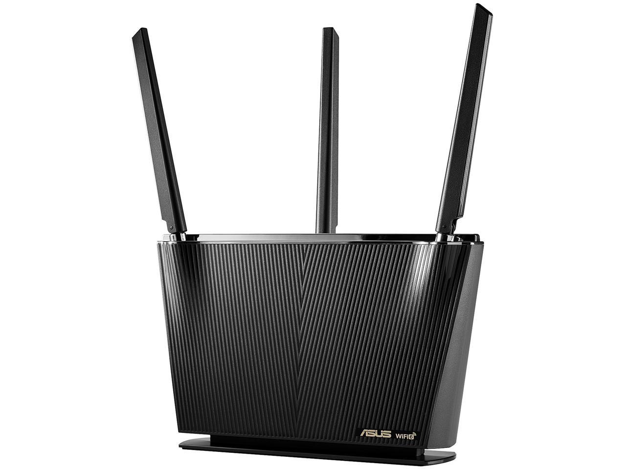 ASUS AX2700 WiFi 6 Router (RT-AX68U) – Dual Band 3×3 Wireless Internet Router with 4 Gigabit LAN Ports, Trend Micro Lifetime AiProtection, AiMesh Compatible, Parental Control, OFDMA, WAN Aggr