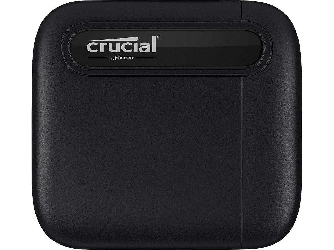 Crucial X6 1TB Portable SSD – Up to 800 MB/s – USB 3.2 – External Solid State Drive, USB-C – CT1000X6SSD9