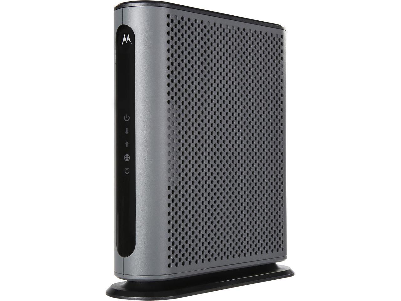 Motorola MB7621 Cable Modem | Pairs with Any WiFi Router | Approved by Comcast Xfinity, Cox and Spectrum | for Cable Plans Up to 900 Mbps