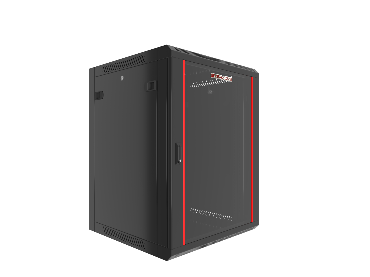 12U Wall Mount Server Rack Computer Cabinet Locking Network Enclosure for Av Audio Video Electronics Networking Equipment Data Cabinet